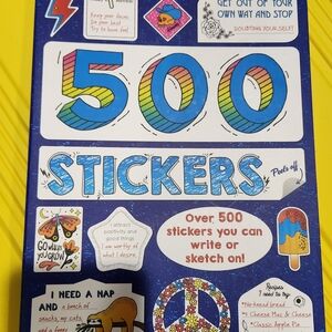 500 Stickers" sketchbook by Piccadilly.